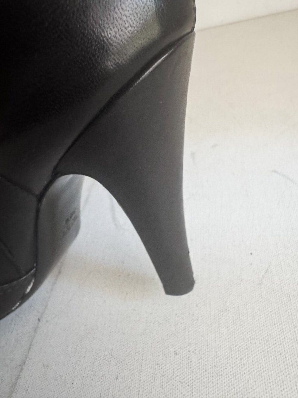 Laurence Dacade Paris Black leather Over the knee Boots 39.5 - Picture 8 of 9